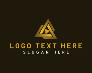 Investment - Triangle Tech Agency logo design