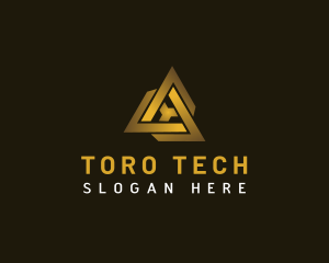 Triangle Tech Agency logo design