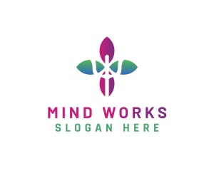 Psychology - Psychology Therapy Flower logo design