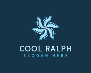 Cool Wind Propeller logo design