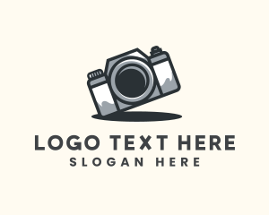 Dslr - Photography Camera Lens logo design