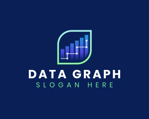 Graph Chart Statistics logo design