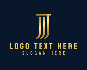 Gold - Business Professional Letter J logo design