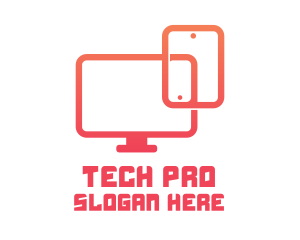 Technician - Red Gadget Technician logo design