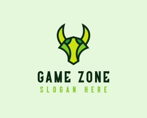 Gaming Bull Horns  logo design