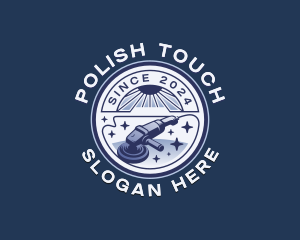 Polish - Polisher Detailing Restoration logo design