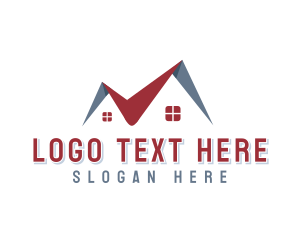 Architecture - House Roofing Renovation logo design