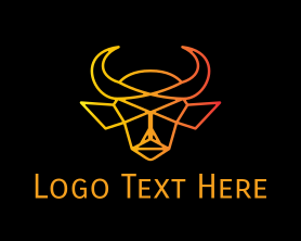 Minimalist - Minimalist Bull logo design
