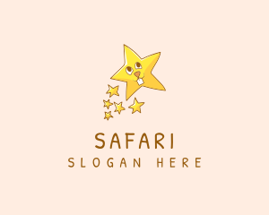 Kids - Rabbit Star Preschool logo design