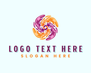 Color - Art Color Splash logo design