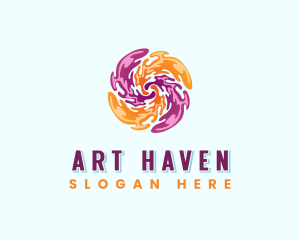 Art Color Splash logo design