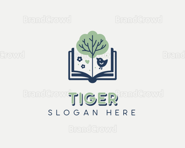 Educational Nature Book Logo