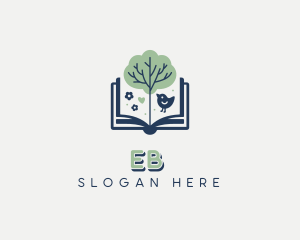 Bookstore - Educational Nature Book logo design