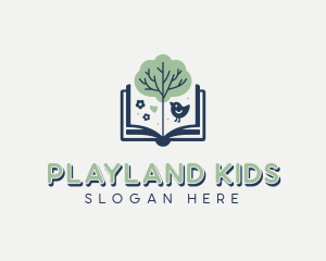 Educational Nature Book logo design