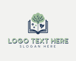 Child - Educational Nature Book logo design