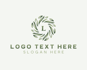 Spa - Leaf Therapy Salon logo design