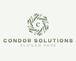 Leaf Therapy Salon logo design