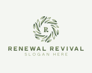 Leaf Therapy Salon logo design