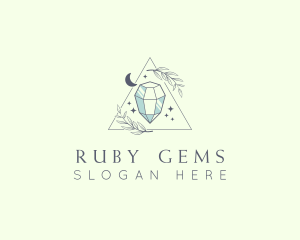 Crystal Moon Jewelry logo design