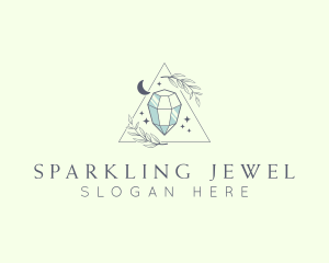 Crystal Moon Jewelry logo design