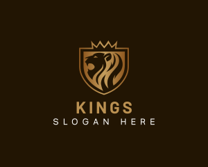 Lion King Agency logo design