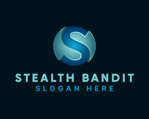 3D Generic Letter S logo design