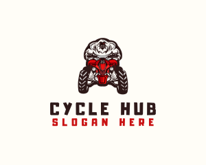 Bike - Yeti Quad Bike logo design