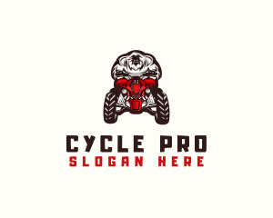 Yeti Quad Bike logo design