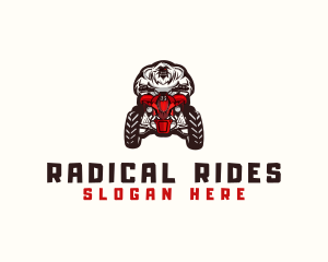 Yeti Quad Bike logo design