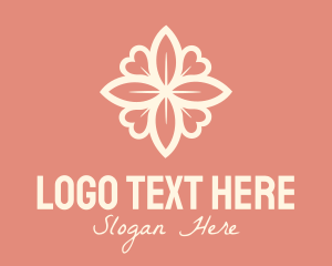 Cutout - Floral Heart Decoration logo design