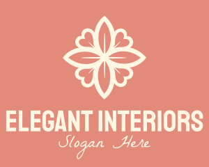 Floral Heart Decoration logo design