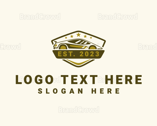 Luxury Supercar Badge Logo