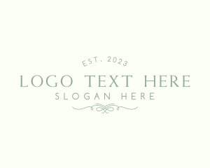Typography - Elegant Professional Business logo design