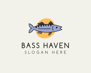 Bass - Sea Bass Fish logo design