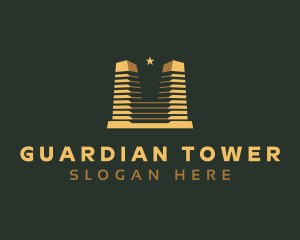 Condominium Tower Realtor logo design