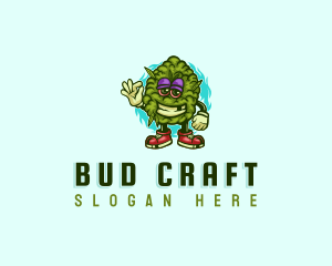 Bud - Cannabis Kush Dope logo design