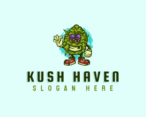 Kush - Cannabis Kush Dope logo design