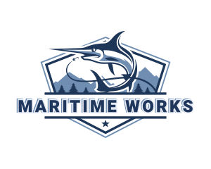 Fishing Seafood Restaurant logo design