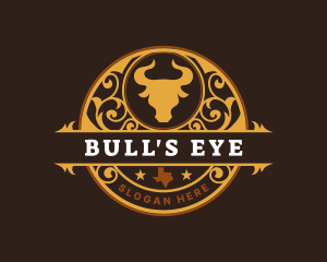 Bull Farm Livestock logo design