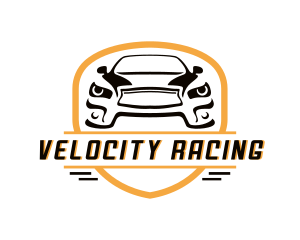 Sports Car Racing Vehicle logo design