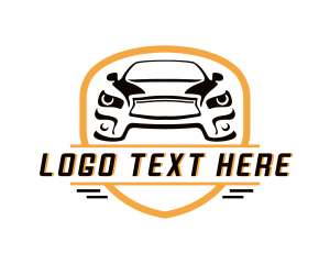 Sports Car Racing Vehicle Logo