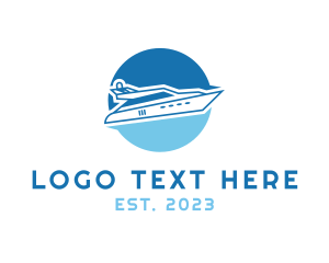 Ferry - Boat Yacht Trip logo design