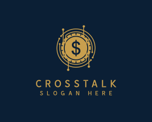 Dollar Coin Cryptocurrency Logo