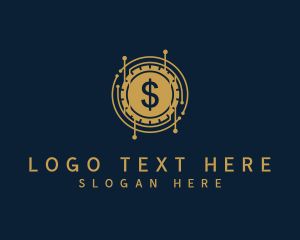 Dollar Coin Cryptocurrency Logo