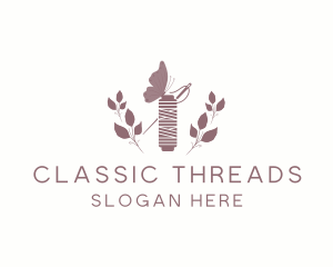 Rustic Sewing Thread logo design