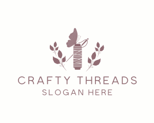 Rustic Sewing Thread logo design