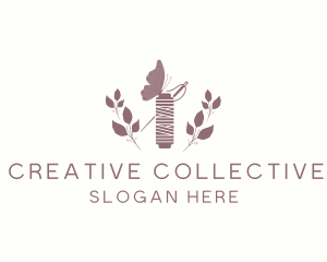 Rustic Sewing Thread logo design