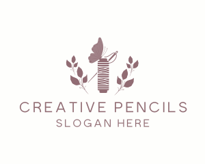 Rustic Sewing Thread logo design