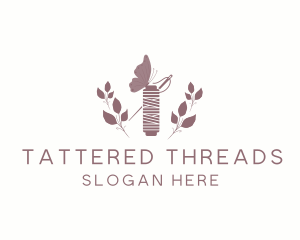 Rustic Sewing Thread logo design