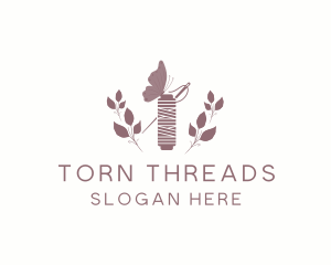 Rustic Sewing Thread logo design